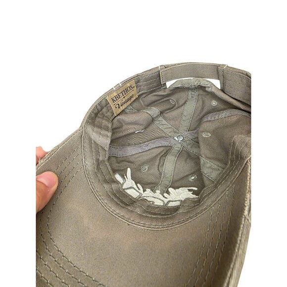 Blessed Mom Distressed Baseball Cap With Floral Lettering & Adjustable Strap By - Picture 3 of 11